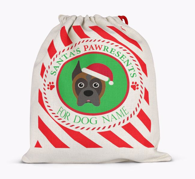 Santa Sack 'Pawresents' - Personalized for Your {breedFullName}